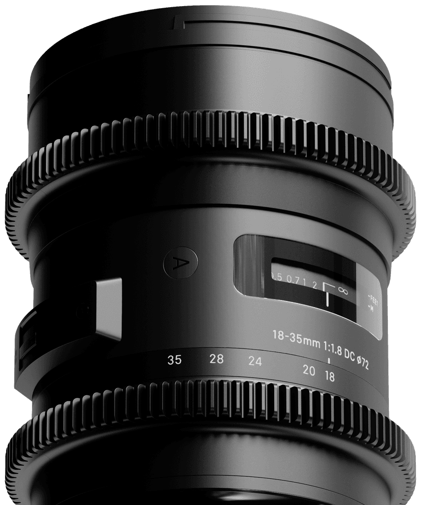 Image for Mobile of Sigma 18-35 with Cinesuit